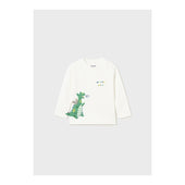 Mayoral Baby Boy Cream Long Sleeve T-shirt